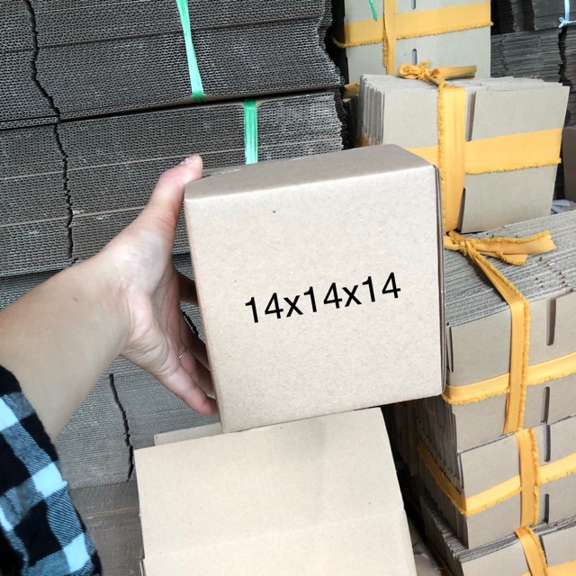 14x14x14 hộp carton đóng hàng giá rẻ