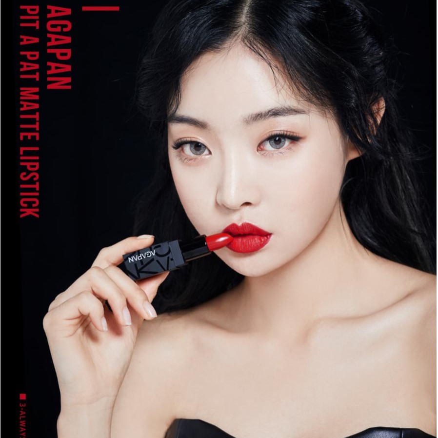 Son Thỏi Lì Agapan Pit A Pat Matte Lipstick 3.5g