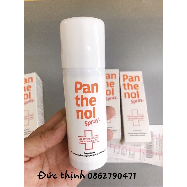 ( Bill Đức ) - [date 09/23 ] - Xịt vết bỏng, dưỡng ẩm da PANTHENOL SPRAY_nội địa Đức ,138ml