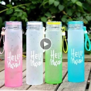 💥 XÃ KHO💥 Bình Nước Thủy Tinh Hello Master 500ml