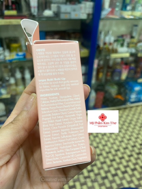 (ảnh thật)Tẩy Tế Bào Chết Môi Sủi Bọt Bubi Bubi Lip By Unpa (chính hãng) | BigBuy360 - bigbuy360.vn