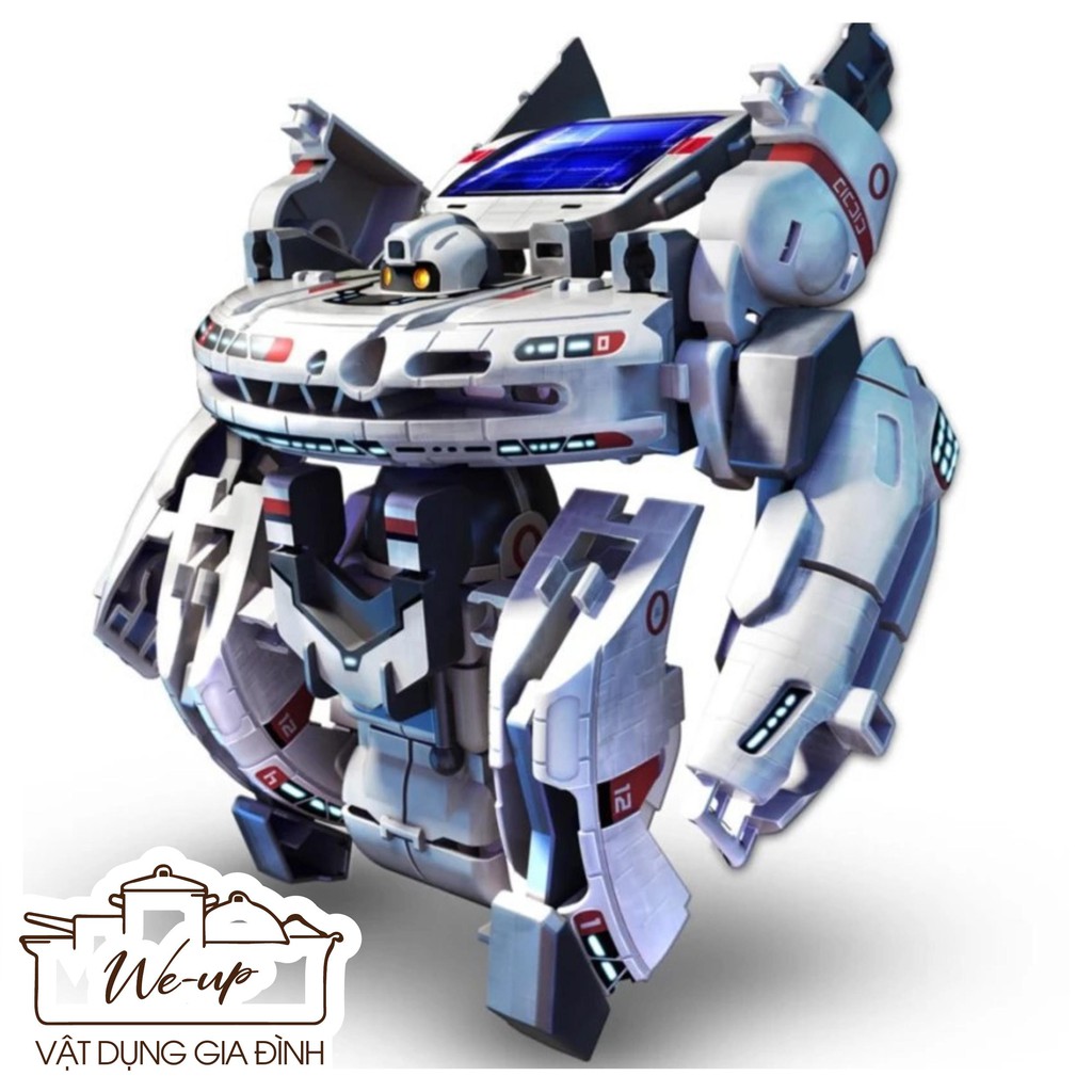 HÀNG XUẤT DƯ_ Bộ Lắp Ráp Năng Lượng Mặt Trời - Robot Không Gian 7 in 1 - 220