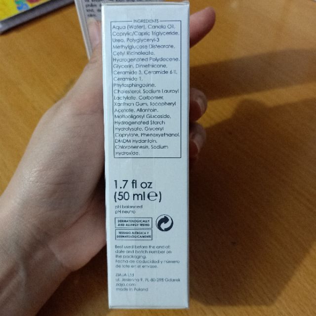 ✔️ Kem Dưỡng Ẩm Dịu Nhẹ Ziaja Med Atopic Ure 5%