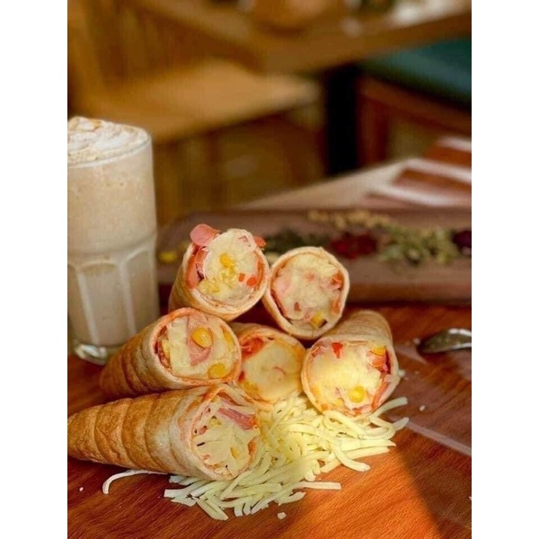 🍦PIZZA ỐC QUẾ