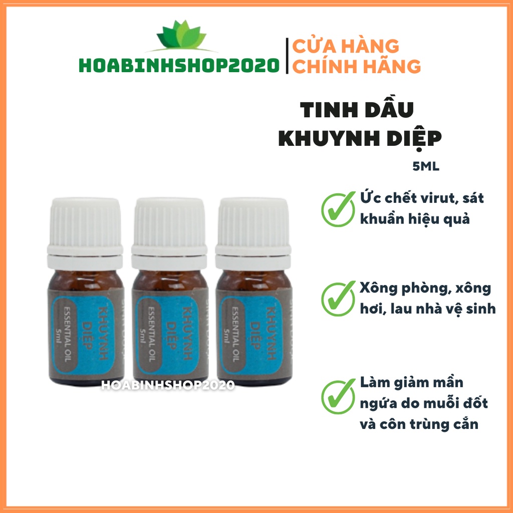 [CHÍNH HÃNG] Tinh Dầu Khuynh Diệp 100% Nguyên Chất Sinh Dược(05ml)- ỨC CHẾ VITRUT, SÁT KHUẨN HIỆU QUẢ