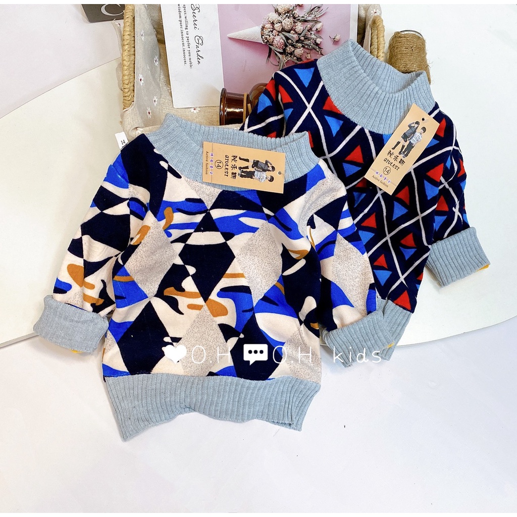 Áo nhung lông hàng Quảng Châu cho bé trai, bé gái