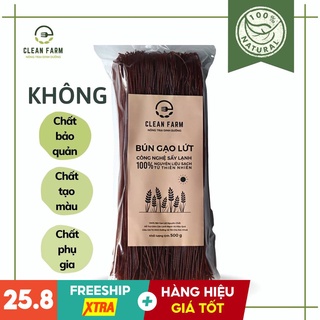 Bún Gạo Lứt RAINBOW - Túi 500 gr - 100% Thành Phần Tự Thiên Không Chất Bảo Quản Không Chất Tạo Màu Thơm Ngon