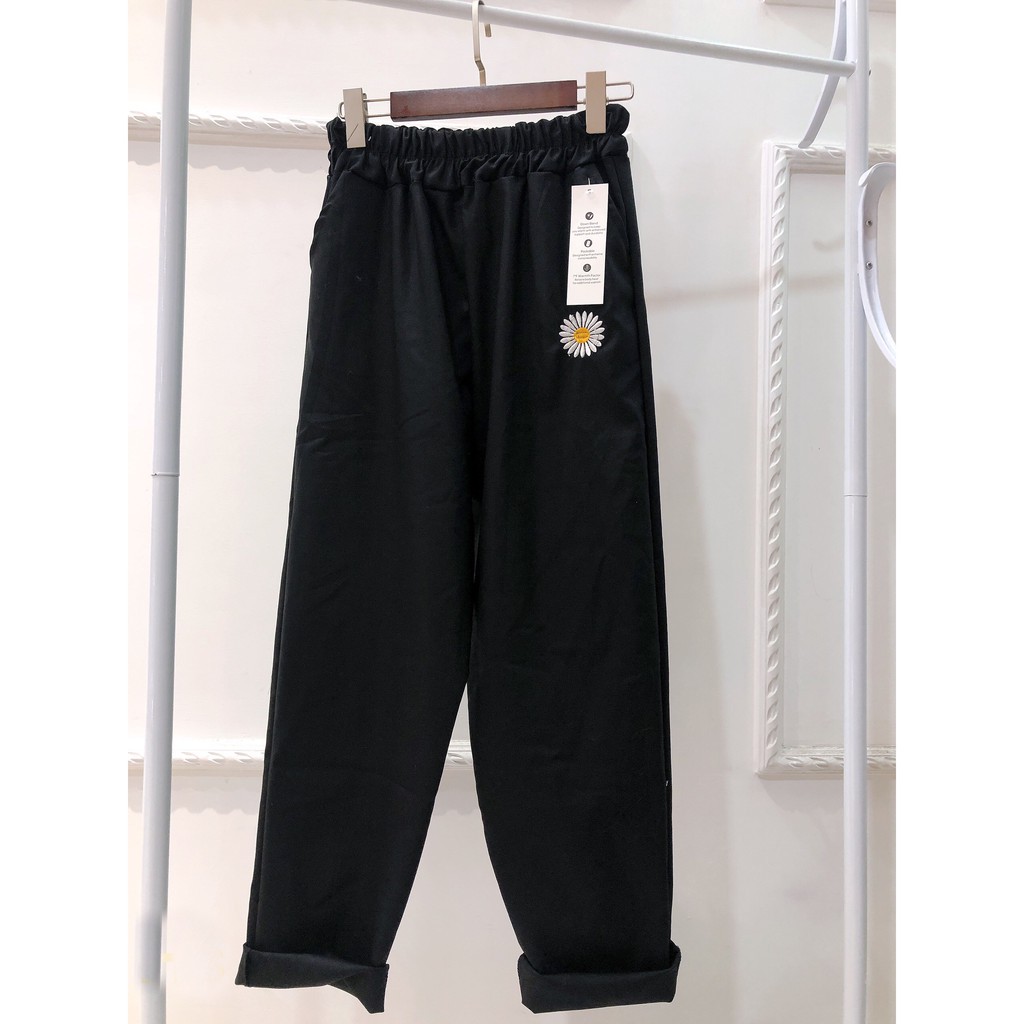 Quần Hoa Cúc Siêu Đẹp Daisy Pant Chất vải Kaki freesize dưới 70kg | BigBuy360 - bigbuy360.vn