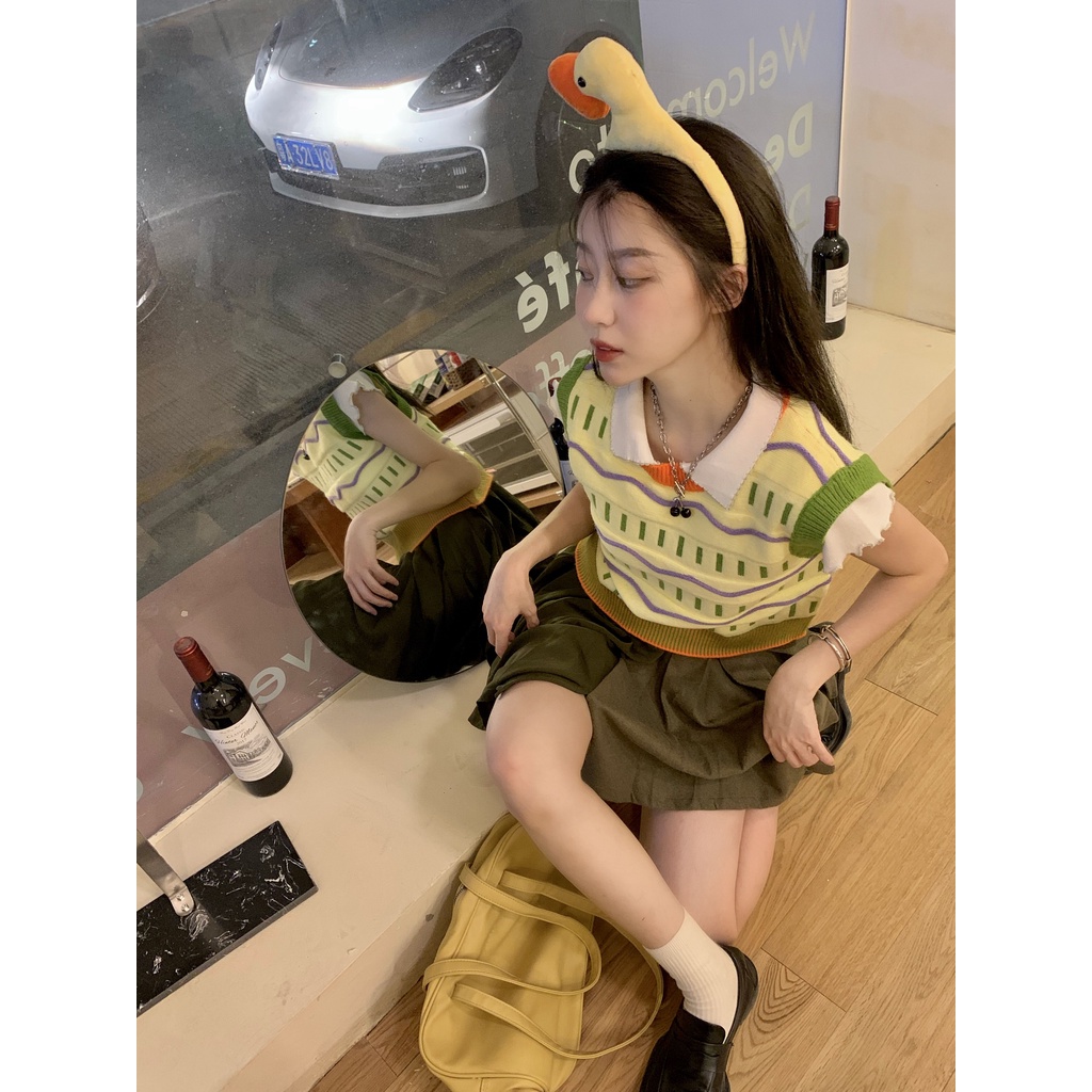 Áo Gi Lê Cổ Tròn Màu Sắc Thời Trang Hàn Quốc Cho Nữ | BigBuy360 - bigbuy360.vn