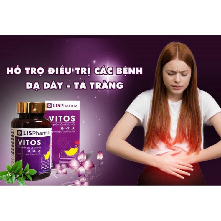 SALE NGHỈ BÁN Dạ Dày VITOS - Hỗ Trợ Giảm Các Triệu Chứng của Viêm loét Dạ Dày, tá tràng, Giảm Trào Ngược, ợ hơi ,ợ chua,