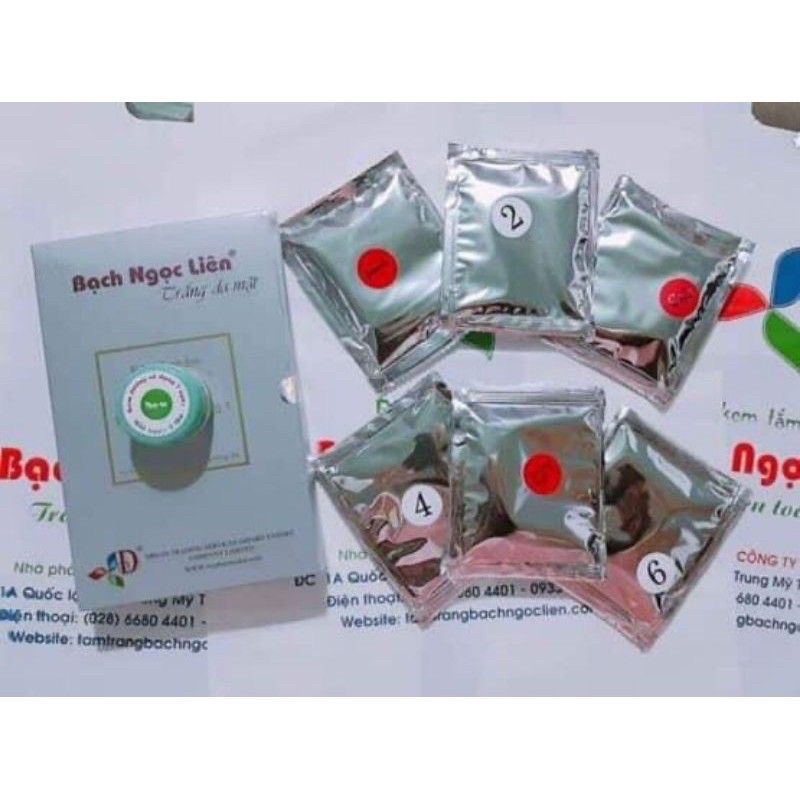 Bộ Mặt Nạ Trắng Da Mặt Bạch Ngọc Liên TRẮNG ĐẸP HOÀN HẢO – AN TOÀN LÀN DA