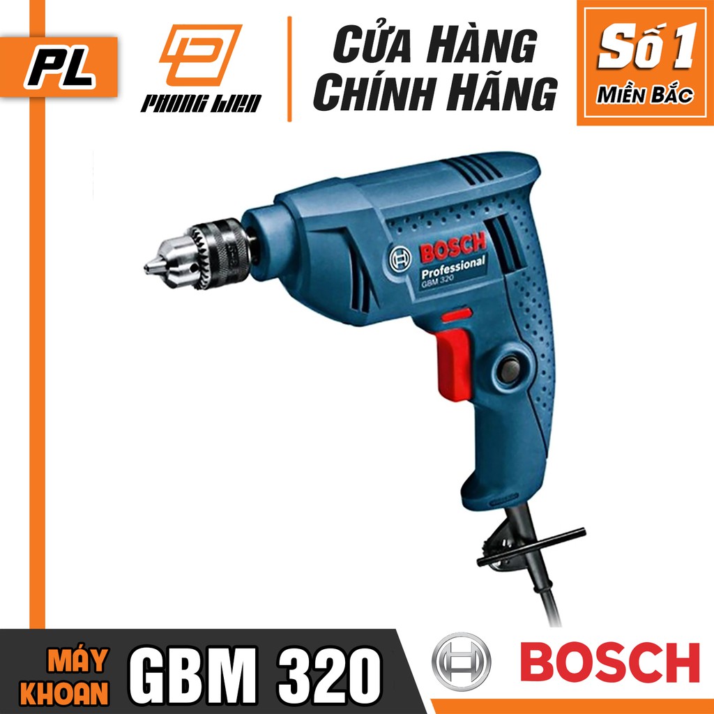 Máy Khoan Bắt Vít Bosch GBM 320 (6.5MM-320W) - Hàng Chính Hãng