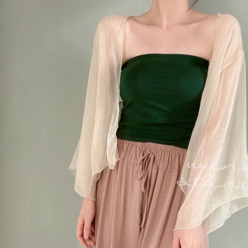 Ultra Áo Khoác Voan Siêu Mỏng Dáng Rộng Thời Trang Dành Cho Nữ