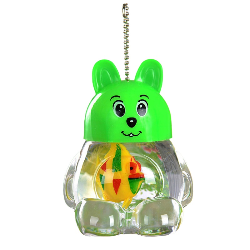 Bể Cá Mini Bằng Nhựa Trong Suốt Kèm Vòng Nhấn Tiện Dụng