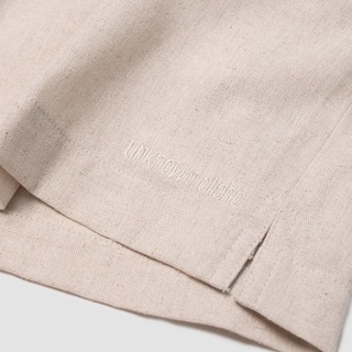 Quần shorts cạp chun UNCLE Beige Jacques