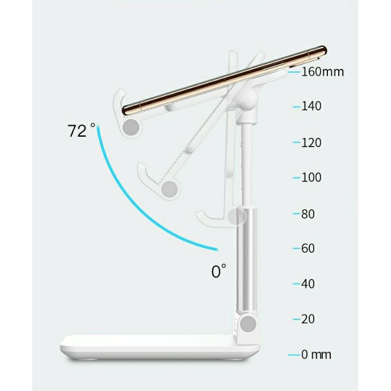 [Mã 2404EL10K giảm 10K đơn 20K] Giá đỡ điện thoai Pad để bàn có thể gập gọn, chống tê mỏi tay