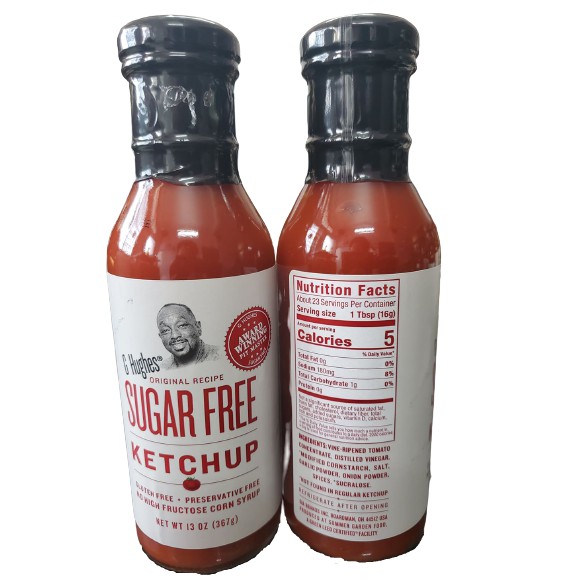 [ SỐT KETCHUP ] [ TƯƠNG CÀ ĂN KIÊNG ] KHÔNG ĐƯỜNG,G.HUGHES , low carb , DÀNH CHO NGƯỜI TẬP GYM,KETO,GIẢM CÂN