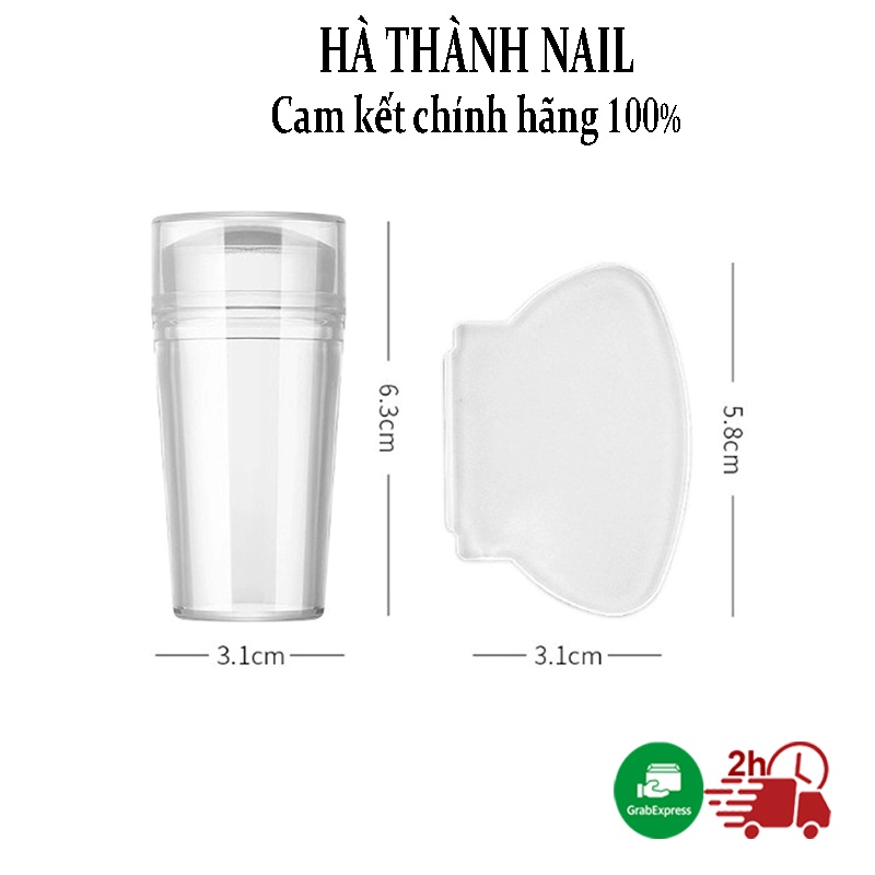 Khuôn in móng con dấu in móng tay đầu in silicon in họa tiết từ khuôn hình mẫu