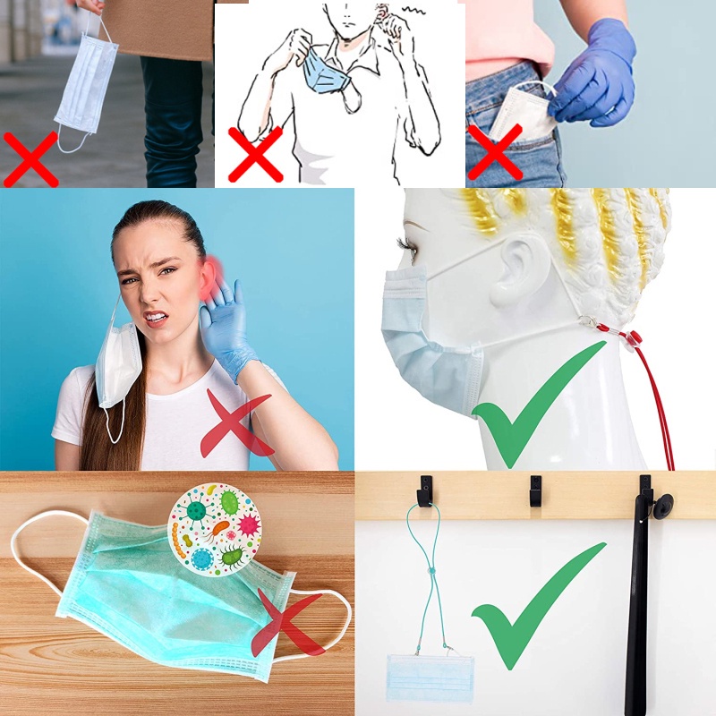 Dây Đeo Giữ Mắt Kính Chống Trượt Màu Hồng Dành Cho Trẻ Em