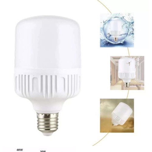 Bóng đèn led bulb trụ kín nước 15W đui E27 ánh sáng trắng, vàng