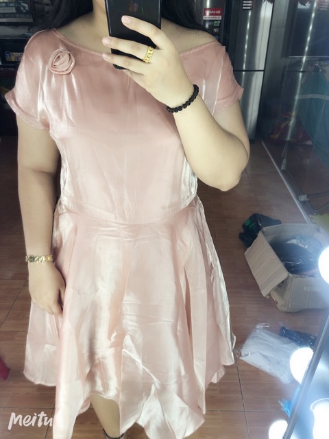 Đầm Lệch Vai Thiết Kế Bigsize