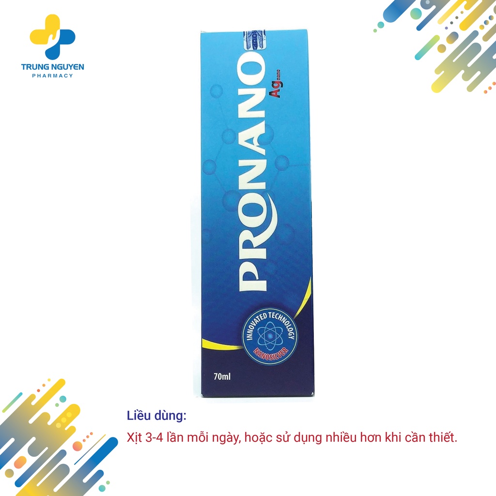 Dung dịch xịt mũi Ag Nano PRONANO (70ml)