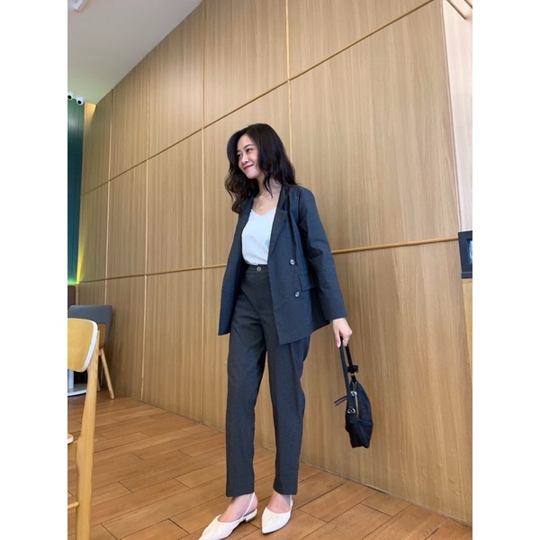 Set blazer và quần baggy