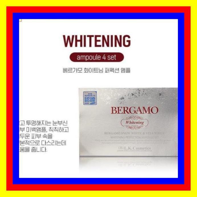 Serum Bergamo Snow White & Viva White Whitening Perfection Ampoule