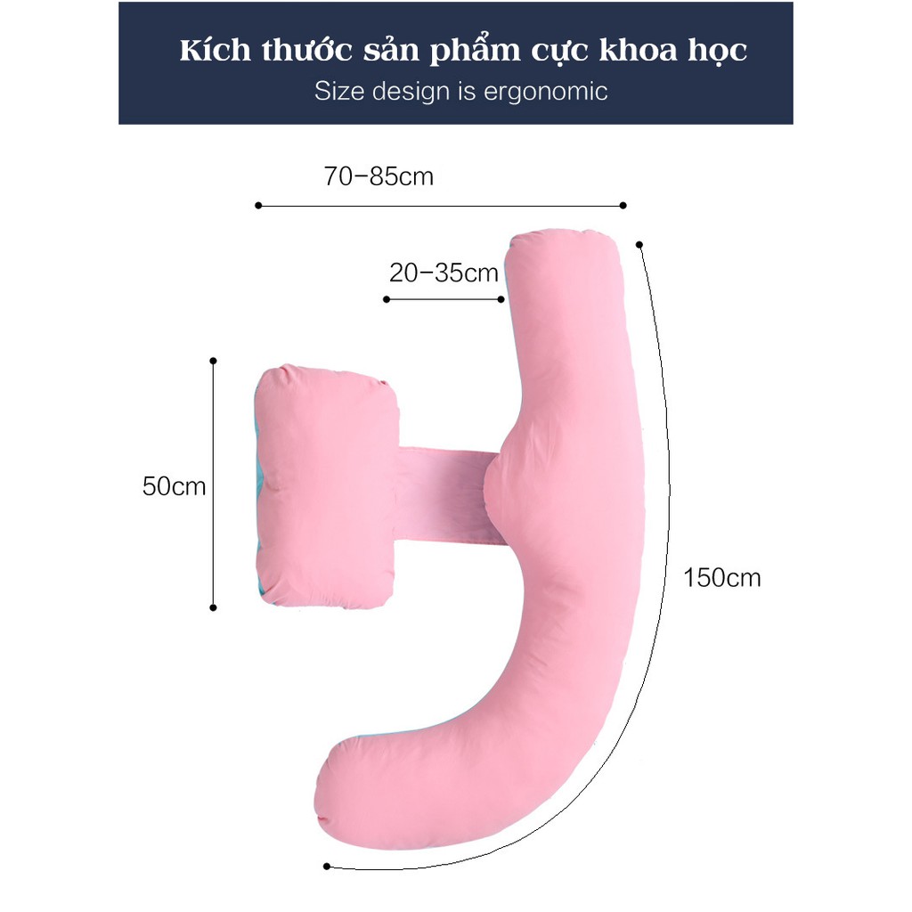 [DEAL GIÁ SỐC] GỐI ÔM TOMBIBABY DÀNH CHO MẸ BẦU GIẢI PHÁP NỖI LO MẤT NGỦ