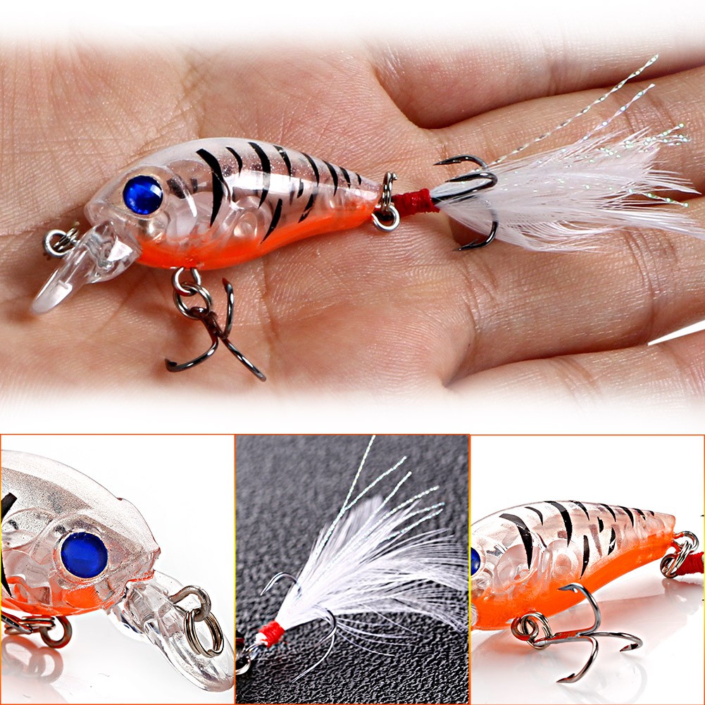 Vivid artificial hard artificial Sougayilang wobbler bait in 6 colors