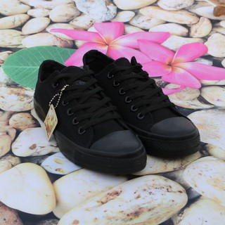 Giày AllStar Classic Nữ Cổ Thấp Full Đen