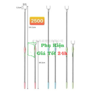 Cây phơi quần áo chất liệu hộp kim nhôm kéo dài 1,5m thu gọn dễ dàng , tiện dụng