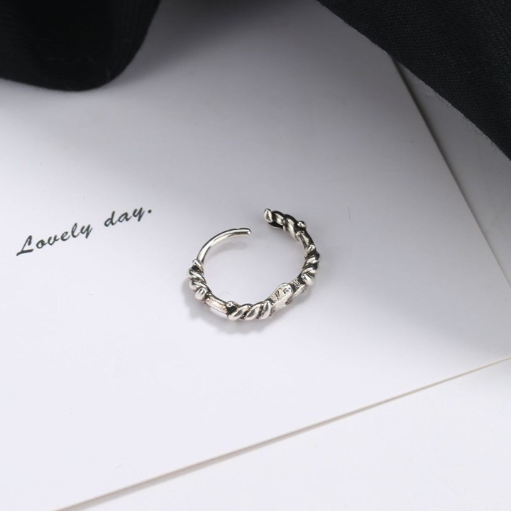 1 chiếc - Khuyên tai dây quấn cách điệu