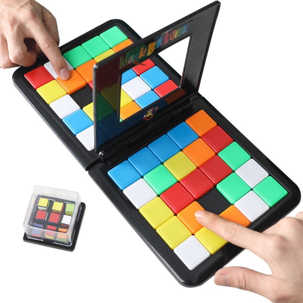 Đồ chơi xếp hình Magic Block Game Rubik Biến Thể Đối Kháng 2 người chơi, đồ chơi trí tuệ tương tác độc đáo BL89 BeeLove