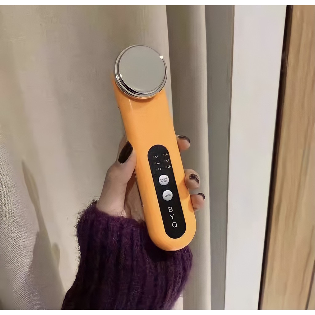 Máy Massage ion Dưỡng Trắng Da, Máy Đẩy Tinh Chất Đa Chức Năng Chăm Sóc Da Mặt 5 Chế Độ Thế Hệ Mới 2021
