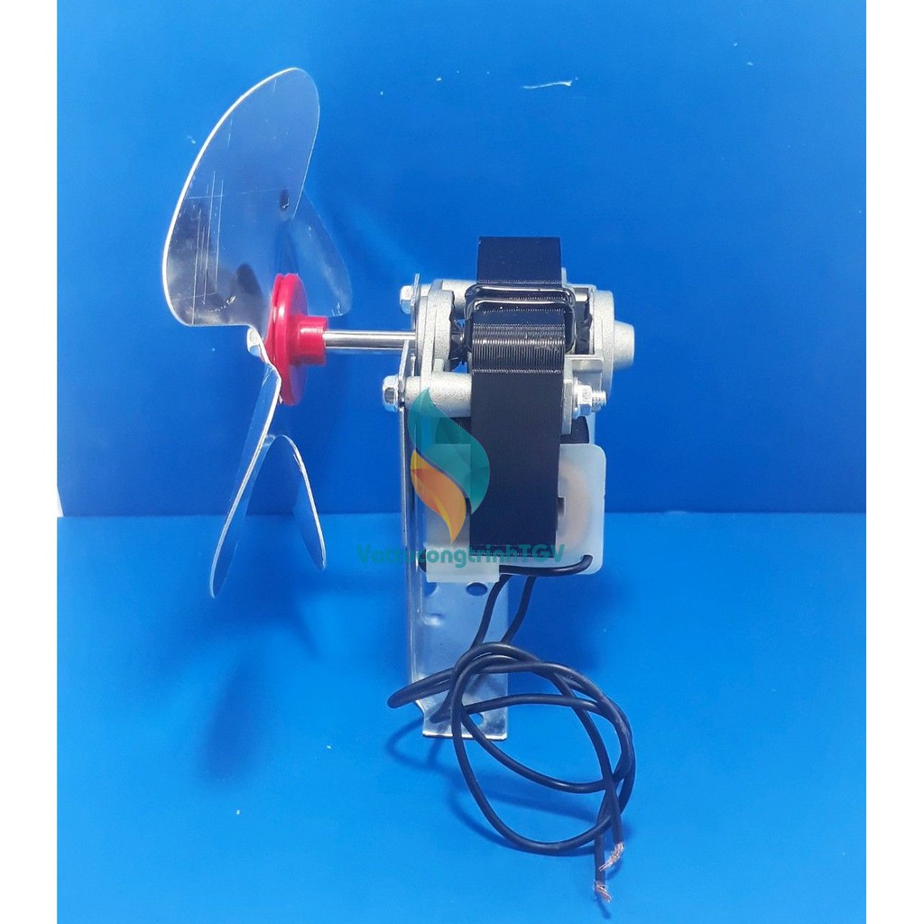 Bộ motor quạt 220V - 4/27W + cánh nhôm 12cm