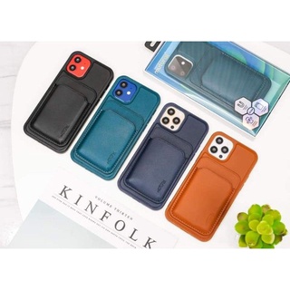 Ốp Da 2 in 1 Magsafe Wallet chính hãng Mutural cho i.phone 12 và 13 Seires