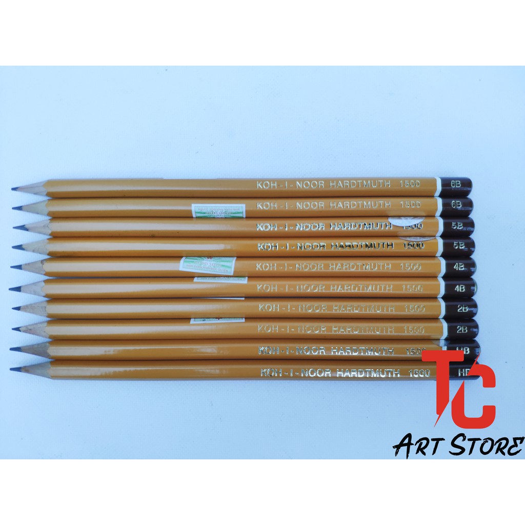 Bút Chì tiệp, chì phác thảo KOH-I-NOOR 1500 PENCIL