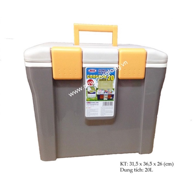 thùng nhựa giữ nhiệt song long 20l
