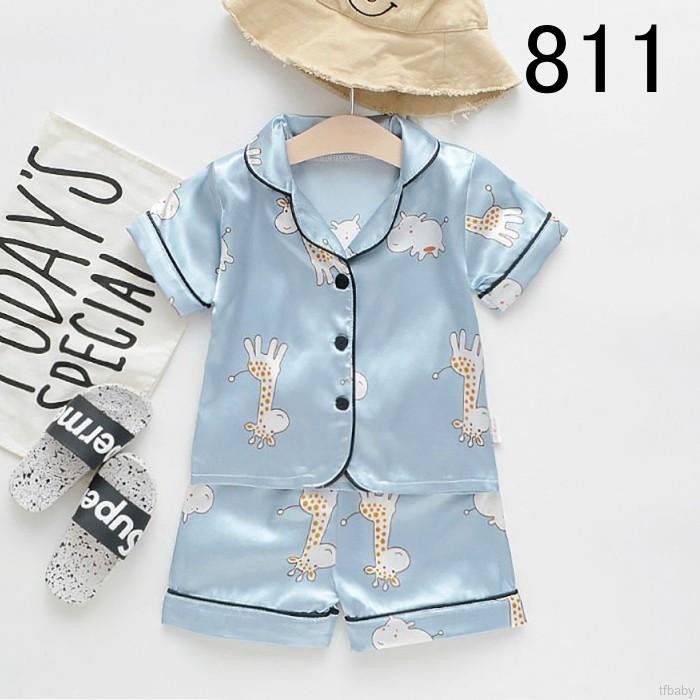 Set Đồ Ngủ Pijama 7 Món Hình Quả Dứa Cho Bé