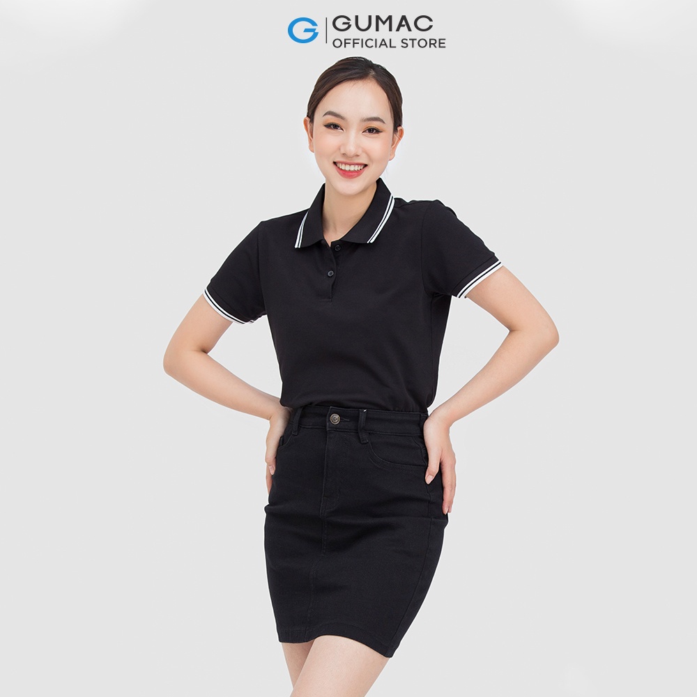 Áo polo bo sọc  Thời trang GUMAC ATC05018