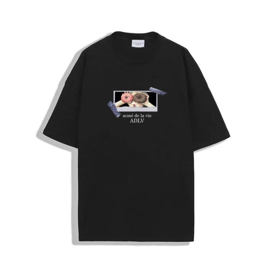 Áo Thun ADLV Cậu Bé Baby Face Donut Picture Nam Nữ Tay Lỡ Unisex 2021 (M 39 - 40 )