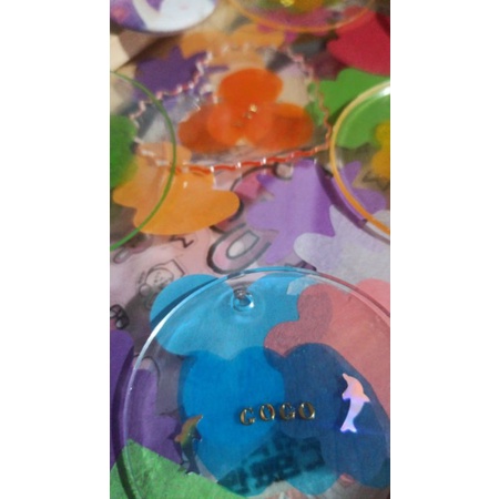 MÓC KHÓA HOA GIẤY PTD BTS