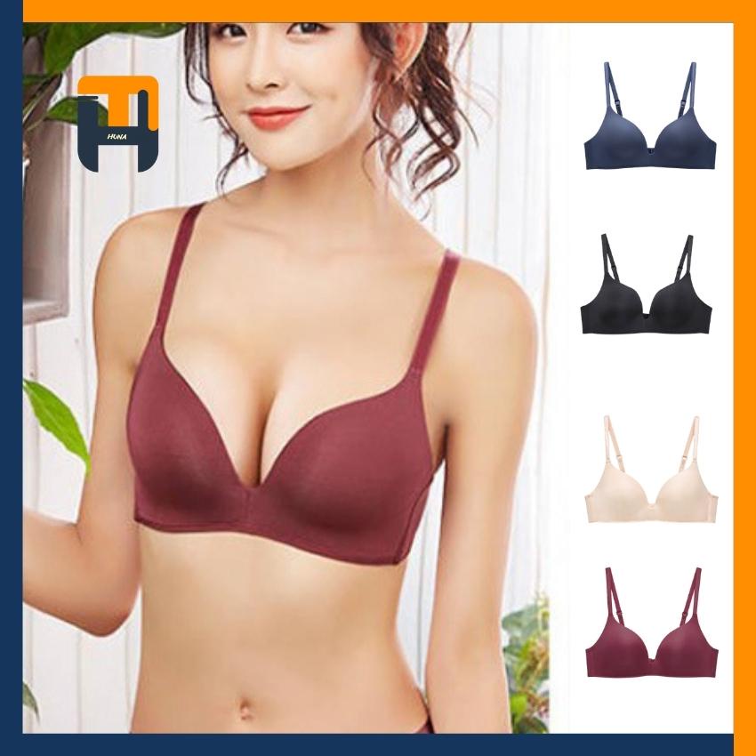 Áo ngực su Huna NÂNG NGỰC Áo ngực mút mỏng không gọng xuất Nhật chống ung thư mềm mại thoáng khí AN01