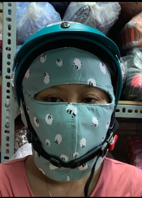 khẩu trang ninja vải 2 lớp | BigBuy360 - bigbuy360.vn