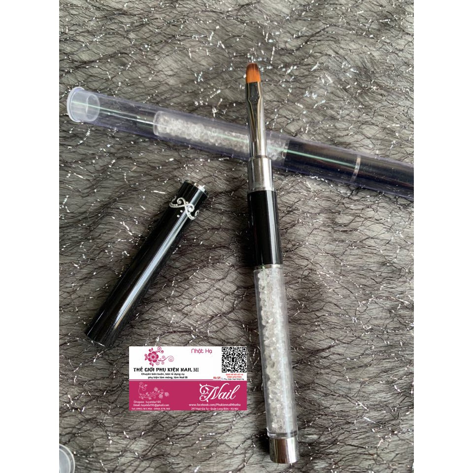 Cọ Đắp Gel Cán Đá Đẹp Nail Art Brush Gel