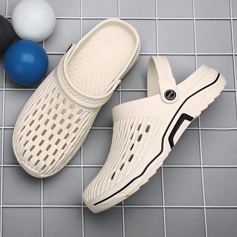 [JINTOHO] Dép Đi Biển Nửa Đế EVA Nhẹ Chống Trượt Chống Nước Thời Trang Cho Nam