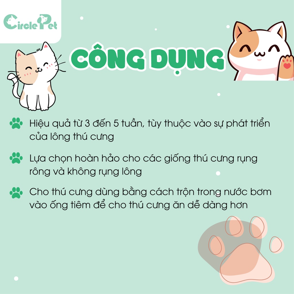 Bột Uống Angle's Eyes Plus Chống Vệ Ố Mát Và Vệt Nược Mắt Cho Thú Cưng SIêu Hiệu Quả - Circle Pet