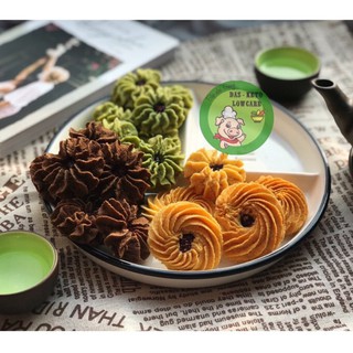  Bánh quy hạnh nhân việt quất Keto/DAS/Tiểu đường