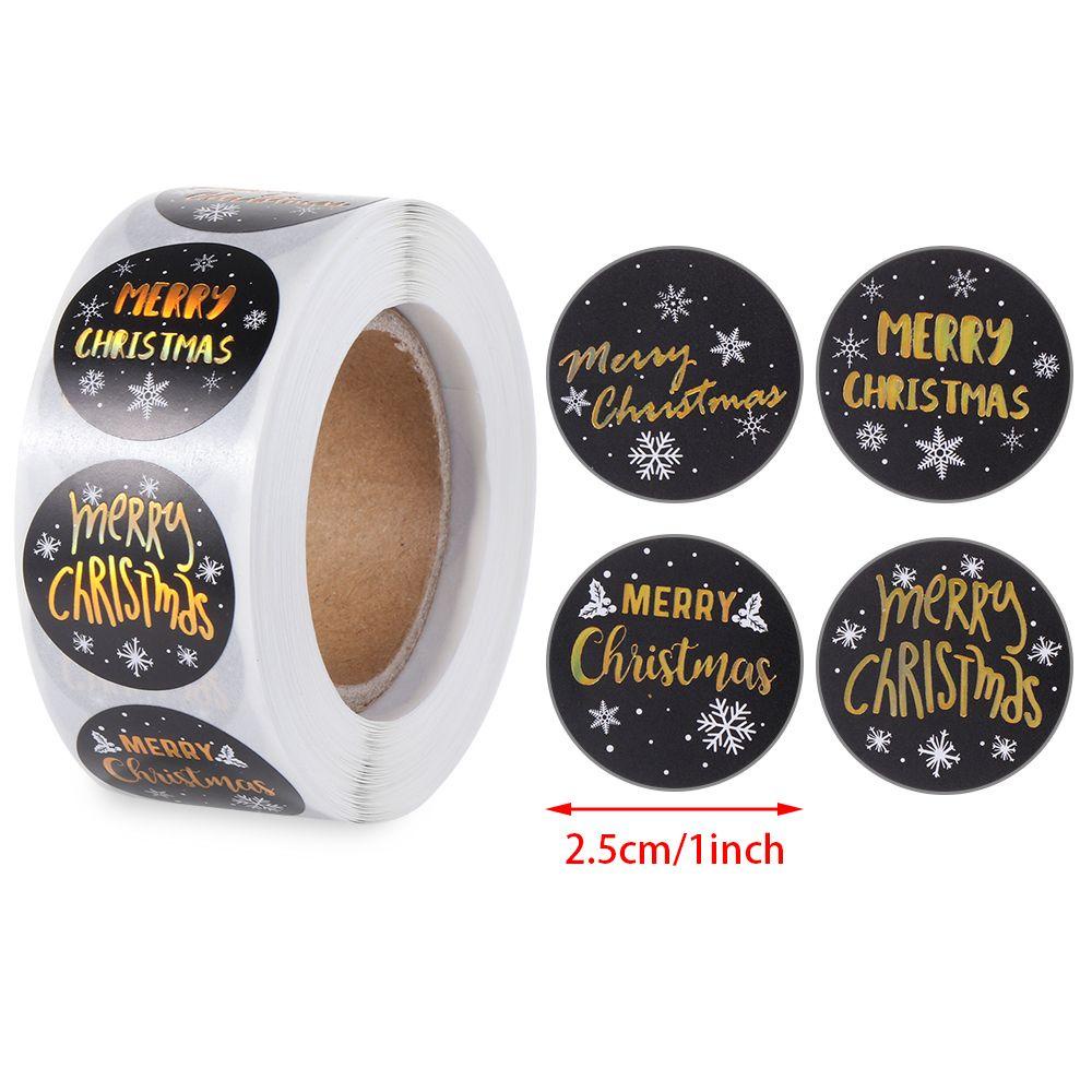 CHOOKEY Set 500 Miếng Dán Hình Tròn Dùng Trang Trí Tiệc Cưới / Giáng Sinh